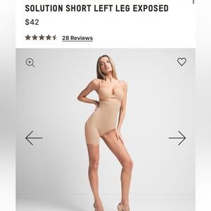 BNWOT Skims Short Left Leg